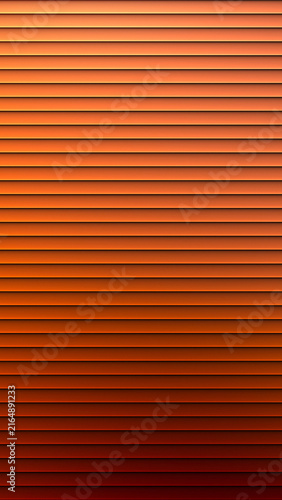 Orange striped gradient background with vivid horizontal line bold pattern and smooth vertical blend texture design