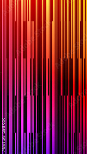 Vertical line pattern background with red orange and purple gradient bar for colorful digital wallpaper design