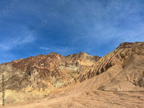 mountains in the death valley