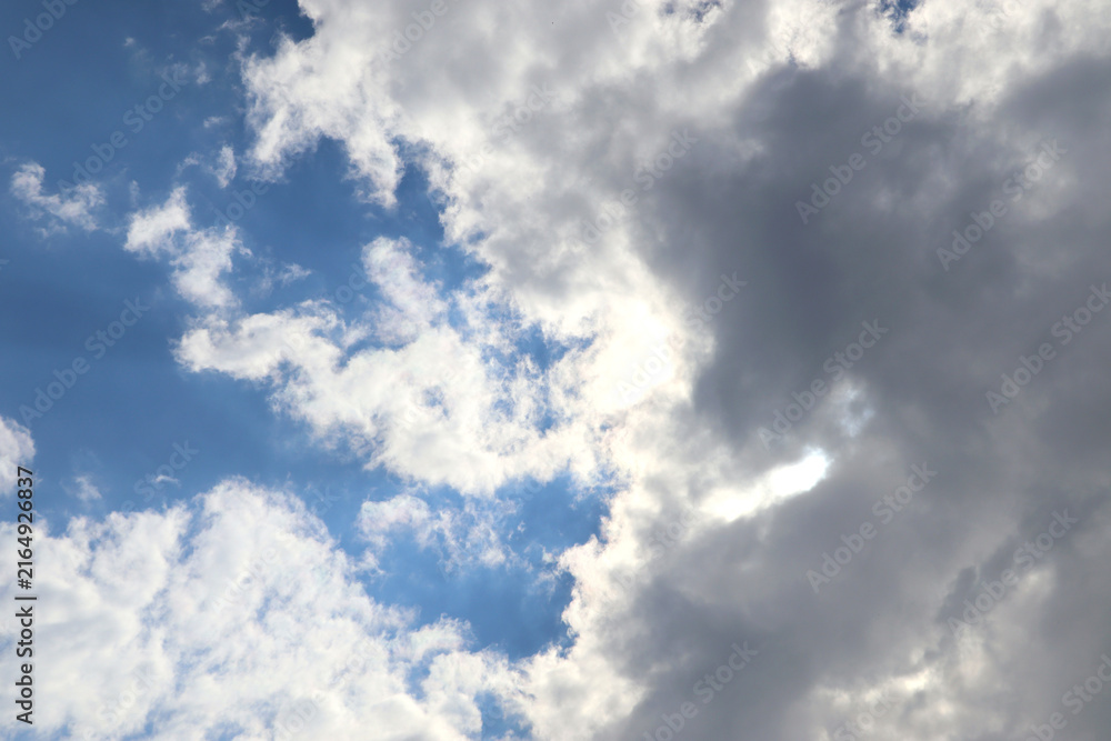 Fototapeta premium Vast sky with dramatic clouds