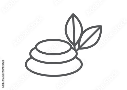 Hot Stones and Leaves Massage Zen and Relaxing
