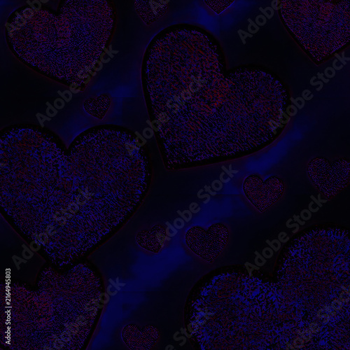 Glitter Dark blue and purple hearts background  love wedding invitation heart texture wallpaper