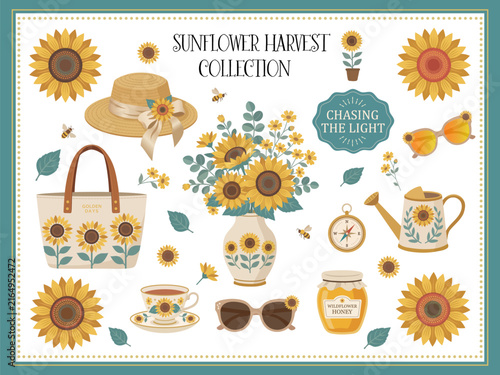 Sunflower Item Harvest Collection　　ひまわりアイテム収穫コレクション