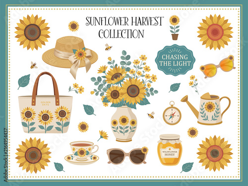 Sunflower Item Harvest Collection　　ひまわりアイテム収穫コレクション