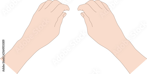 Hand Hooking Motion for Operation Instruction