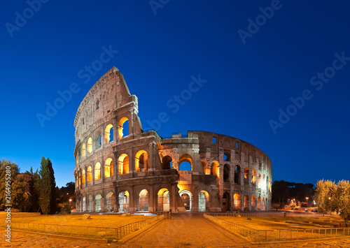 Quadro su tela Coliseu Romano à Noite