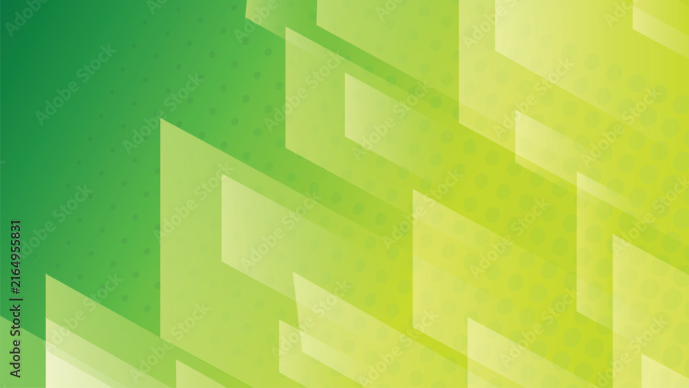 Fototapeta premium Premium Green Gradient Graphic Asset, Minimalist Dynamic Layered Web Cover Layout With Modern Halftone Texture