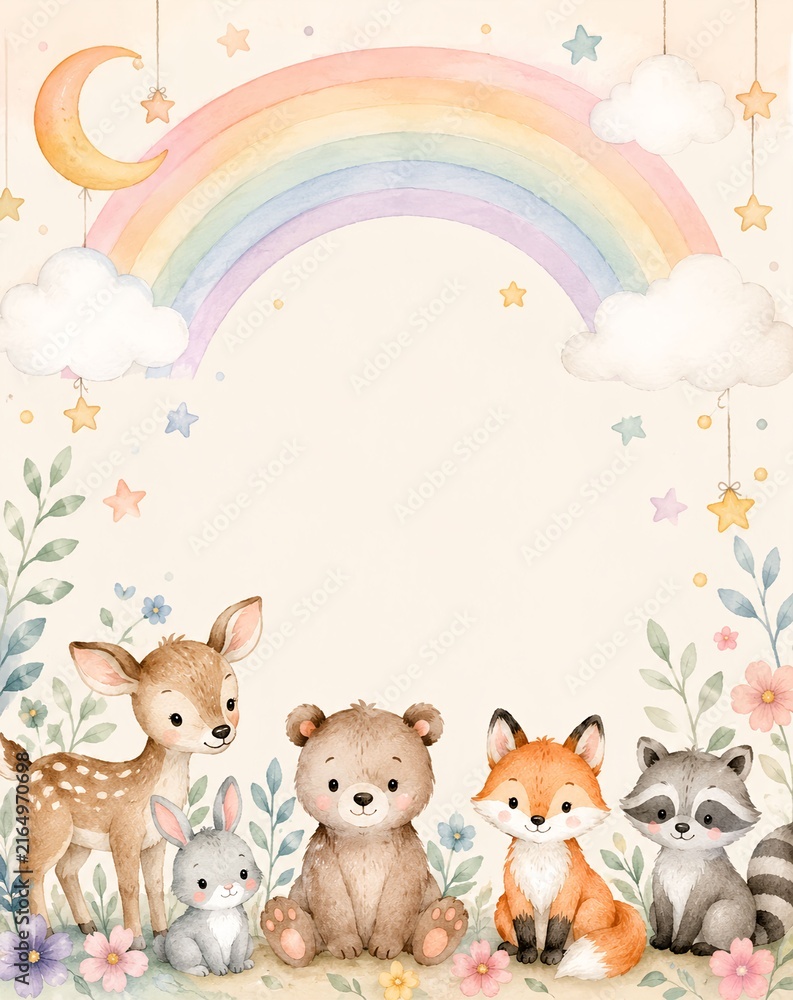 Obraz premium Dreamy Animal Celebration