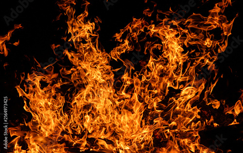 Fotografie Fire Flames Burning Blaze