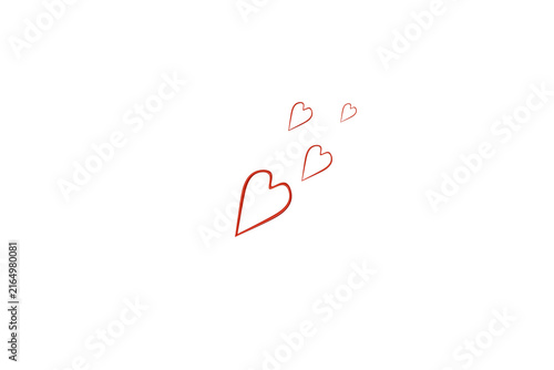 heart, love, valentine, icon, day, illustration, card, red, paper, passion, cartoon, PNG