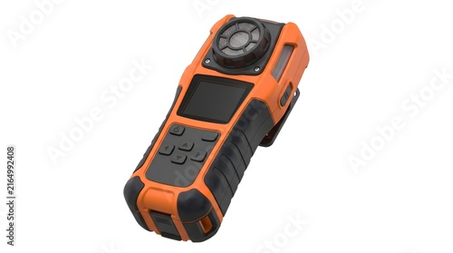 Methane Gas Detector Rendering for Gas Leak Detection and Industrial Safety
