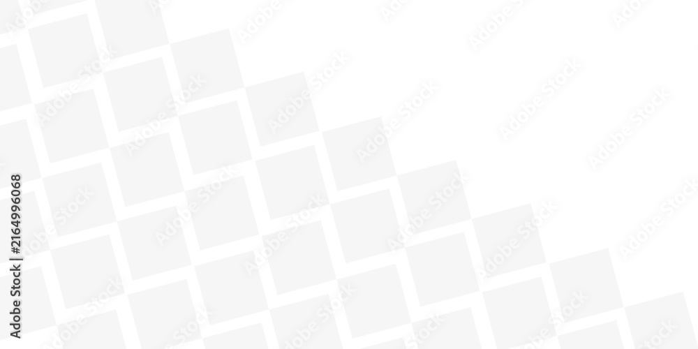 Fototapeta premium Minimal geometric white light background abstract design.