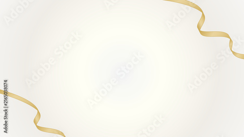 Wavy gold ribbon diagonal frame 16to9 background