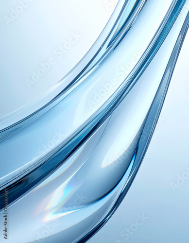 Elegant translucent flowing background.