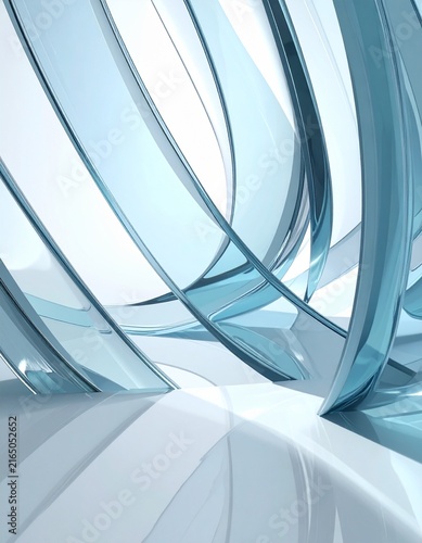 Elegant translucent flowing background.