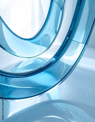 Elegant translucent flowing background.