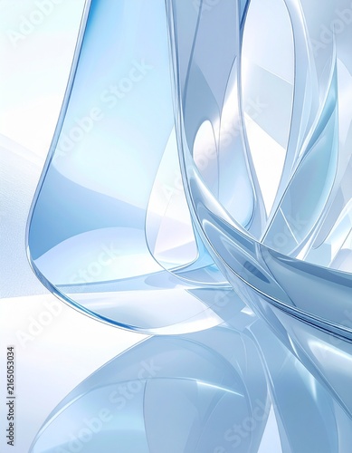Elegant translucent flowing background.