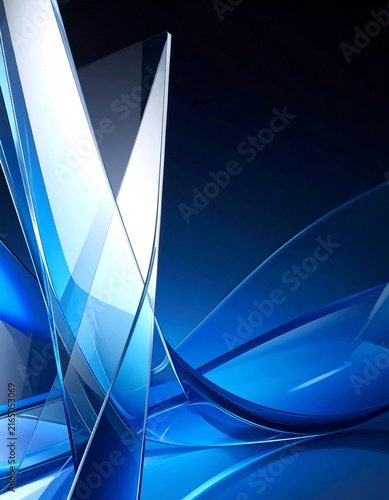 Elegant translucent flowing background.