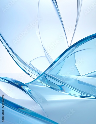 Elegant translucent flowing background.