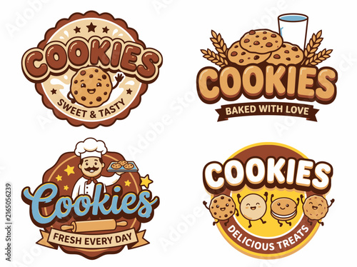 4 set Cookies logo