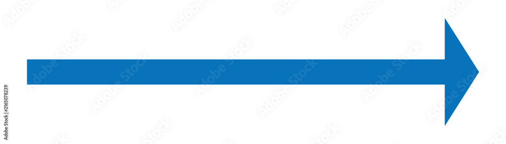 Obraz premium Long directional arrow vector in color of blue. collection created for modern graphic design and visual storytelling. These versatile arrow elements can communicate direction, movement.