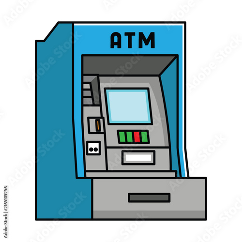 Blue ATM
