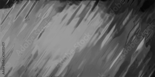 Abstract monochrome background with flowing gray and black streaks resembling liquid or smoke vector