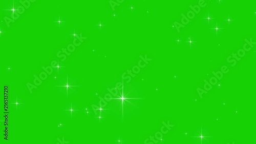 Twinkle star glittering animation with glowing magical sparkles and night sky particle loop overlay.