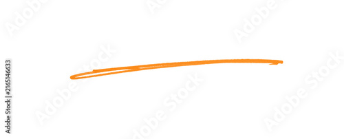 hand-drawn marker pen stroke line on a transparent background