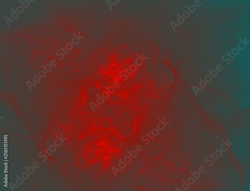 Abstract Vibrant Fractal Flame Artwork