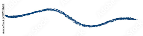 blue pencil strokes isolated on transparent background