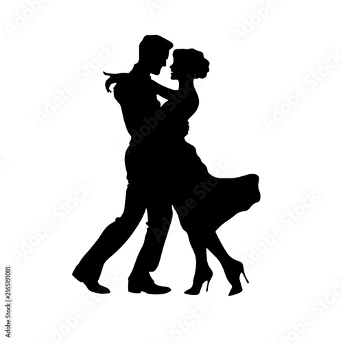 silhouettes of people