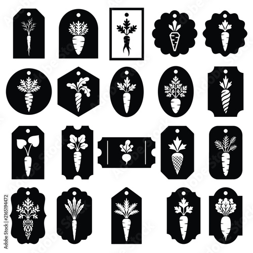 black and white icons