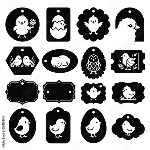 set of icons of halloween