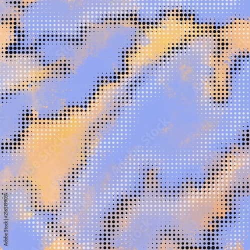Abstract Mosaic Halftone Background with Geometric Pattern and Modern Digital Texture Design
