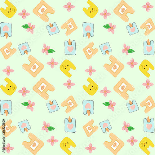 seamless pattern with christmas toys