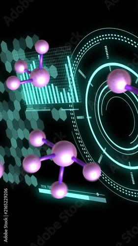 Animation of molecules and scientific data processing