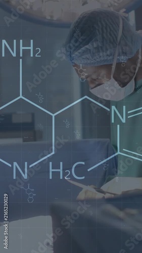 Animation of scientific data processing over diverse surgeons in hospital