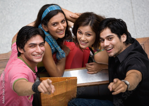 Friends having fun 