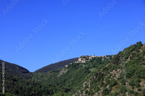 Landscape on the way to Ribes-Vila, Spain  