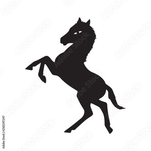 running horse vector