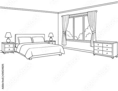 Home Interior Background Coloring Pages | Printable Indoor House Scenes Featuring Living Rooms, Bedrooms, Kitchens, Dining Areas, Bathrooms, Home Offices & Cozy Interior Spaces for Kids
