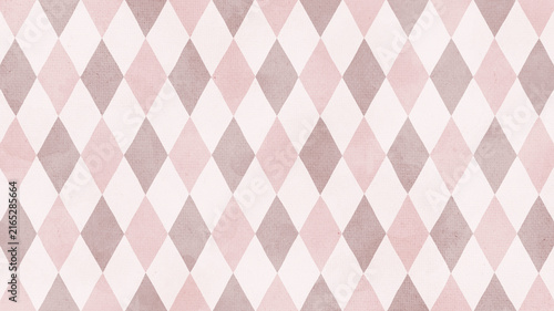 Analog textured dusty pink argyle check pattern background