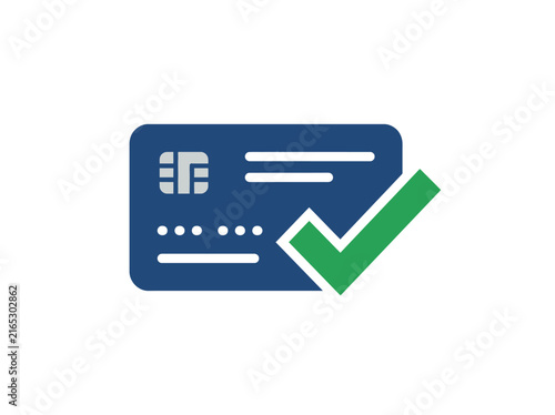 Approved Credit Card Symbol.