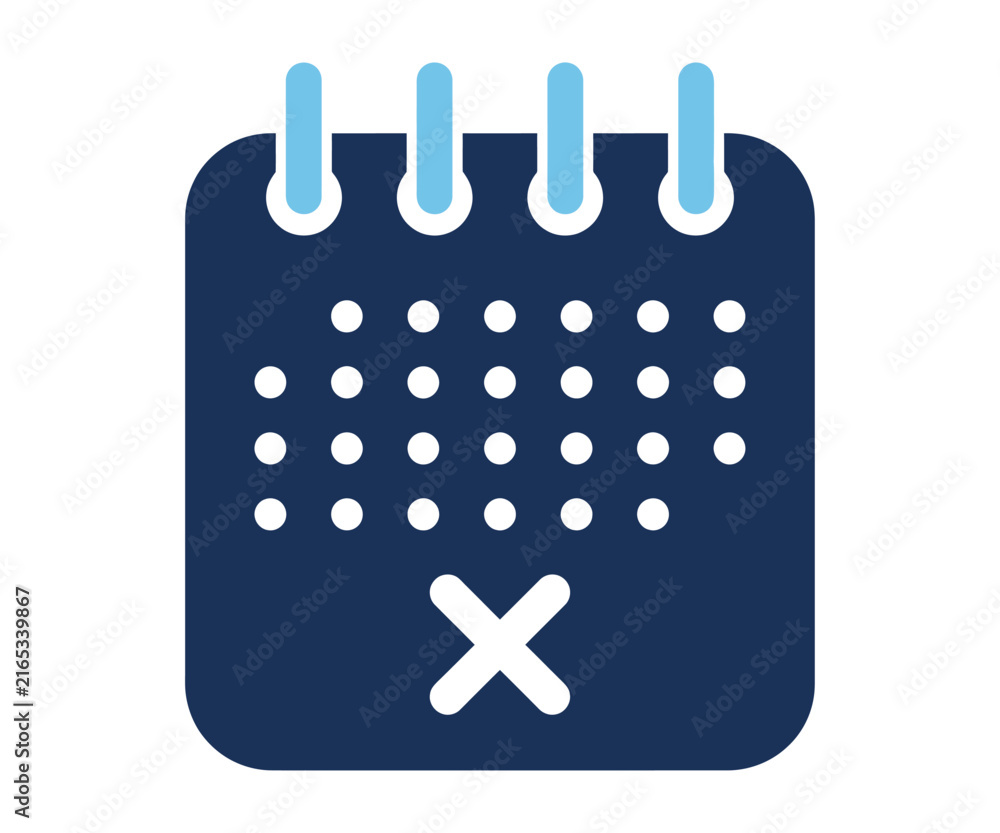 Fototapeta premium Calendar schedule plan event icon