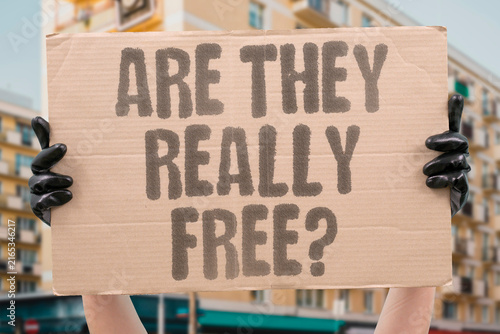 Canvastavla "Are they really free?" Detained aid workers are finally released