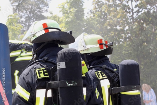 Obraz na płótnie Feuerwehr im Einsatz 112