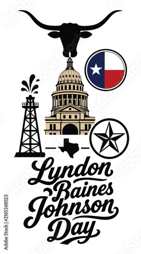 Texas state symbol, Texas star icon, bluebonnet flower, Texas flag icon, American flag icon,