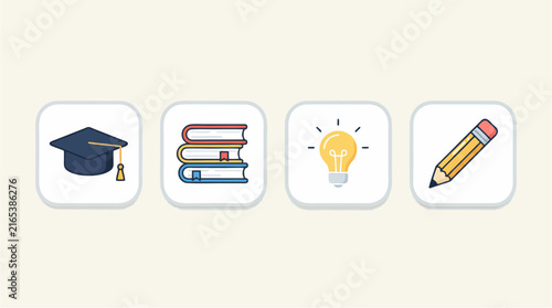 Pencil and Eraser Icon Vector Illustration for Business, Web, Technology, Credit, Money, Website, Button, Sign, Symbol, Logo, and Design Concepts