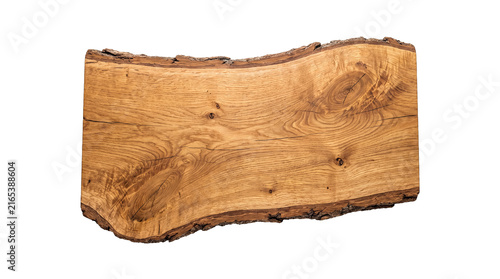 Photography Natural wood slab with live edge bark detail
